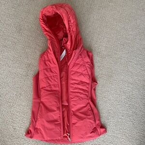 Lululemon Athletica Another Mile Coral Hooded Vest